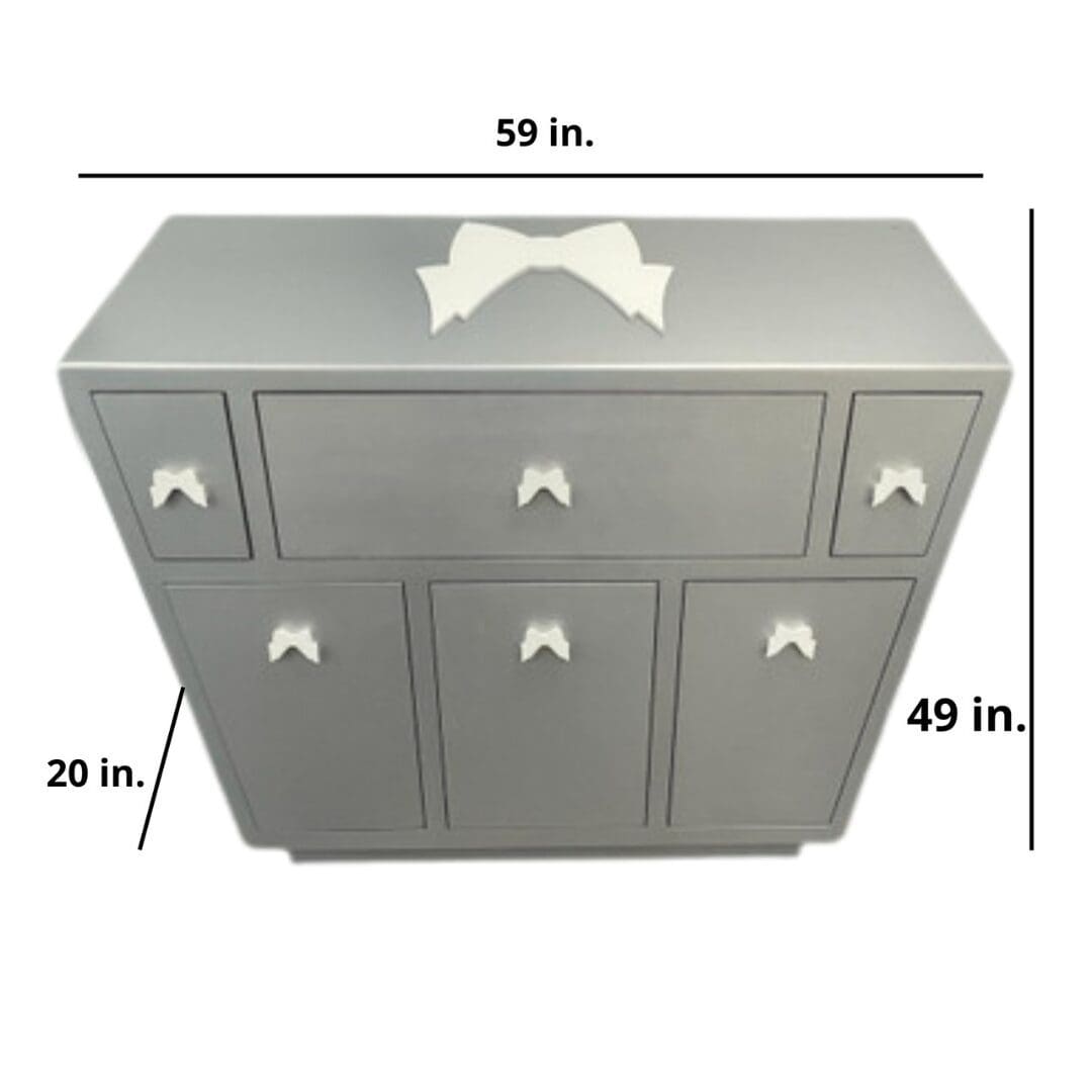 Sloping Top Waxing Cabinet with built-in Wax and Roll-on Warmers