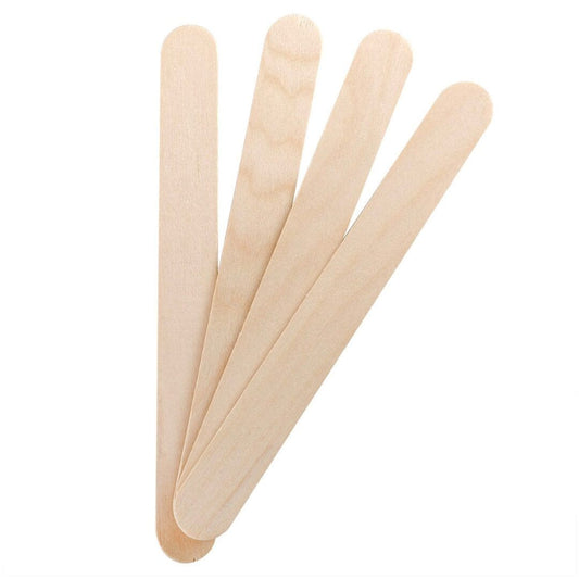 6" Wooden Wax Spatula 500 Ct.