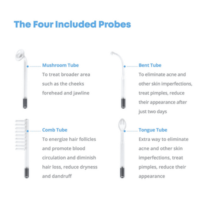 High Frequency Machine (1 handle + 4 glass electrodes)