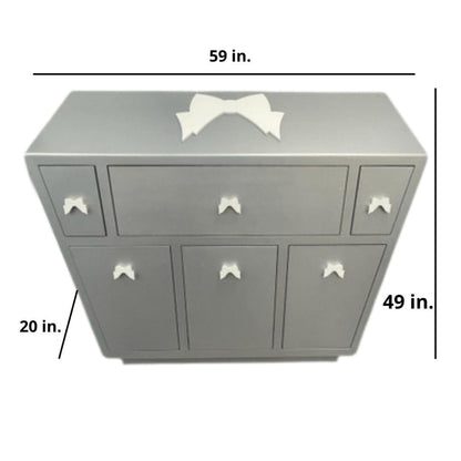 Sloping Top Waxing Cabinet with built-in Wax and Roll-on Warmers