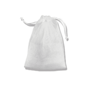 Home Page White drawstring pouch