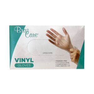 Home Page Vinyl exam gloves box