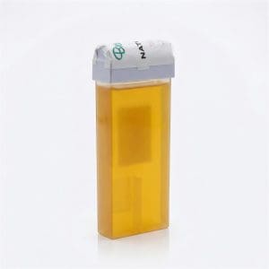 Waxing roller cartridge container