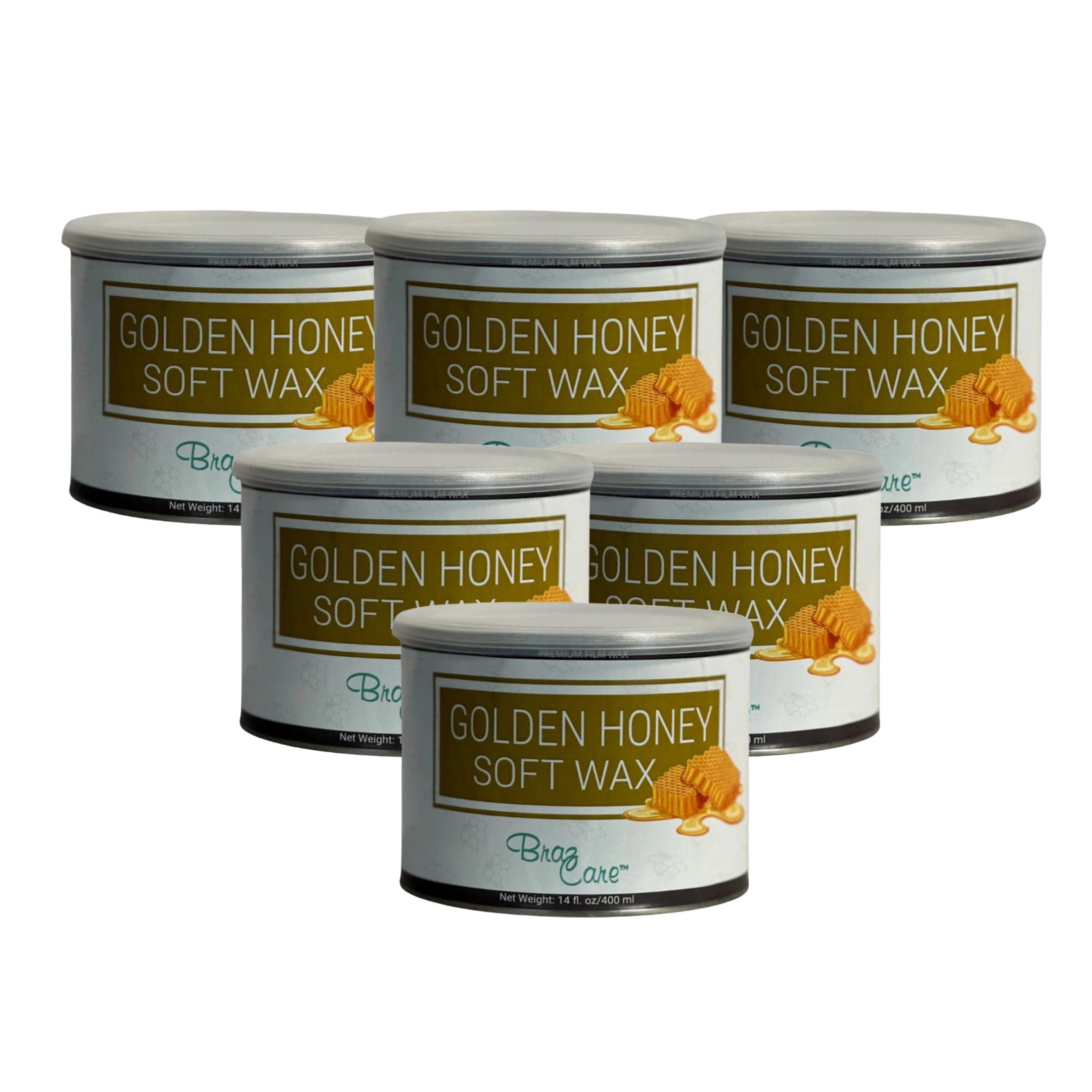 Golden Honey soft wax cans