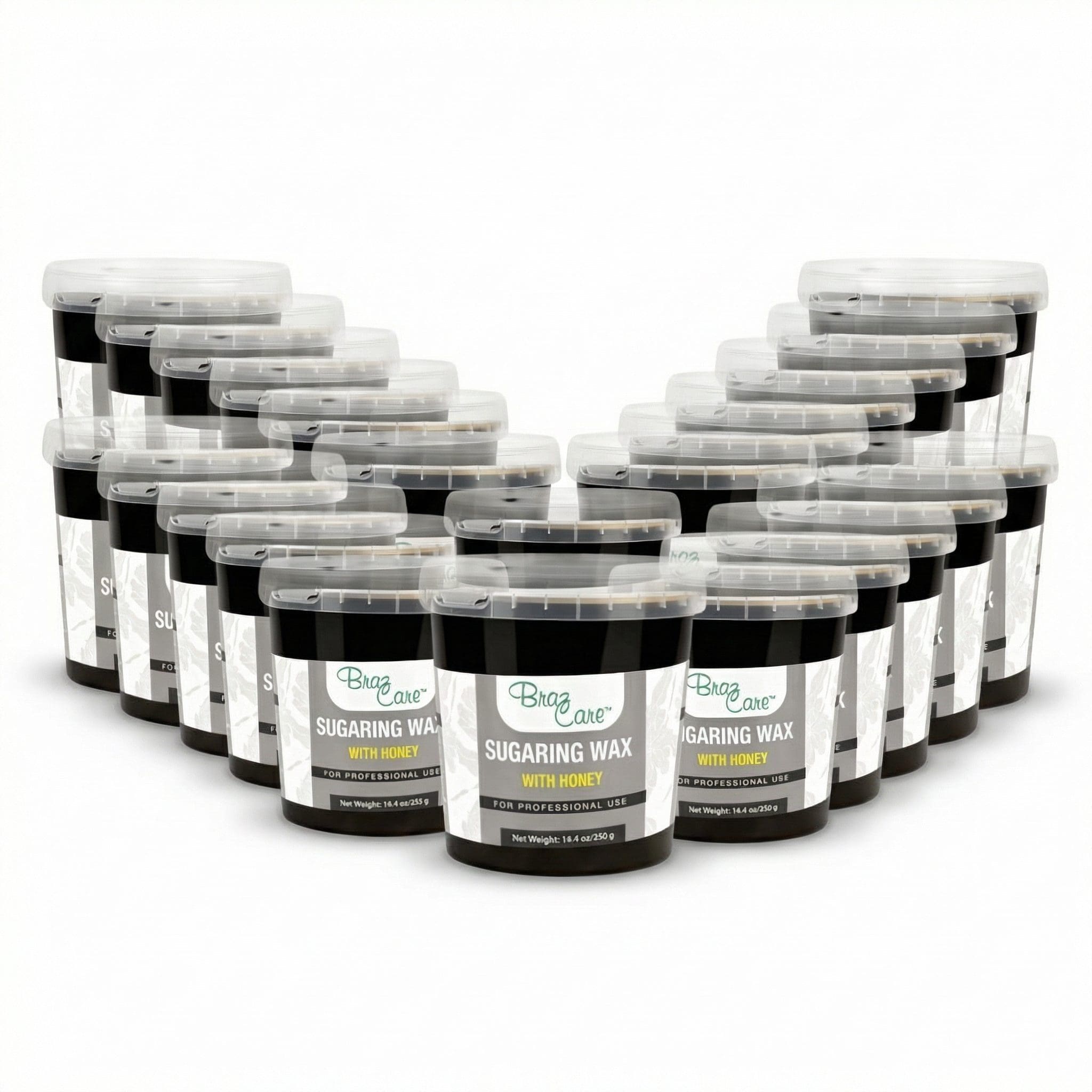 sugaring wax with honey 19.4oz/550g case of 24 cans ($13/ea) sugaring wax with honey 19.4oz/550g case of 24 cans ($13/ea)