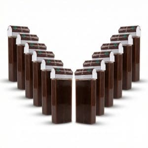 roll on chocolate soft wax 3.3 fl. oz/100ml case of 12 cartridges ($2.80/each)