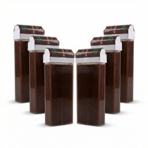 roll on chocolate soft wax 3.3 fl. oz/100ml case of 6 cartridges ($3/each)